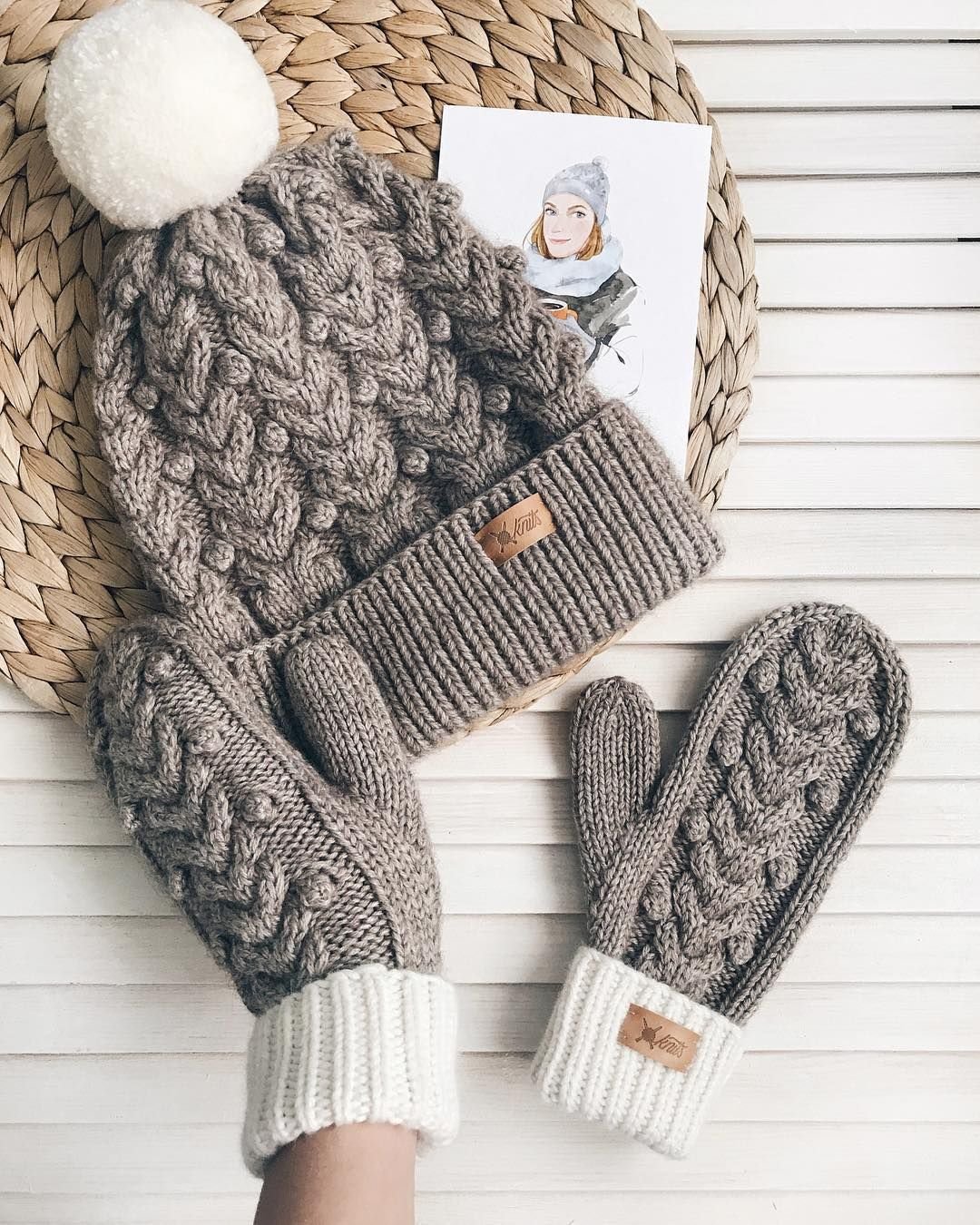 Тапочки из трикотажной пряжи крючком