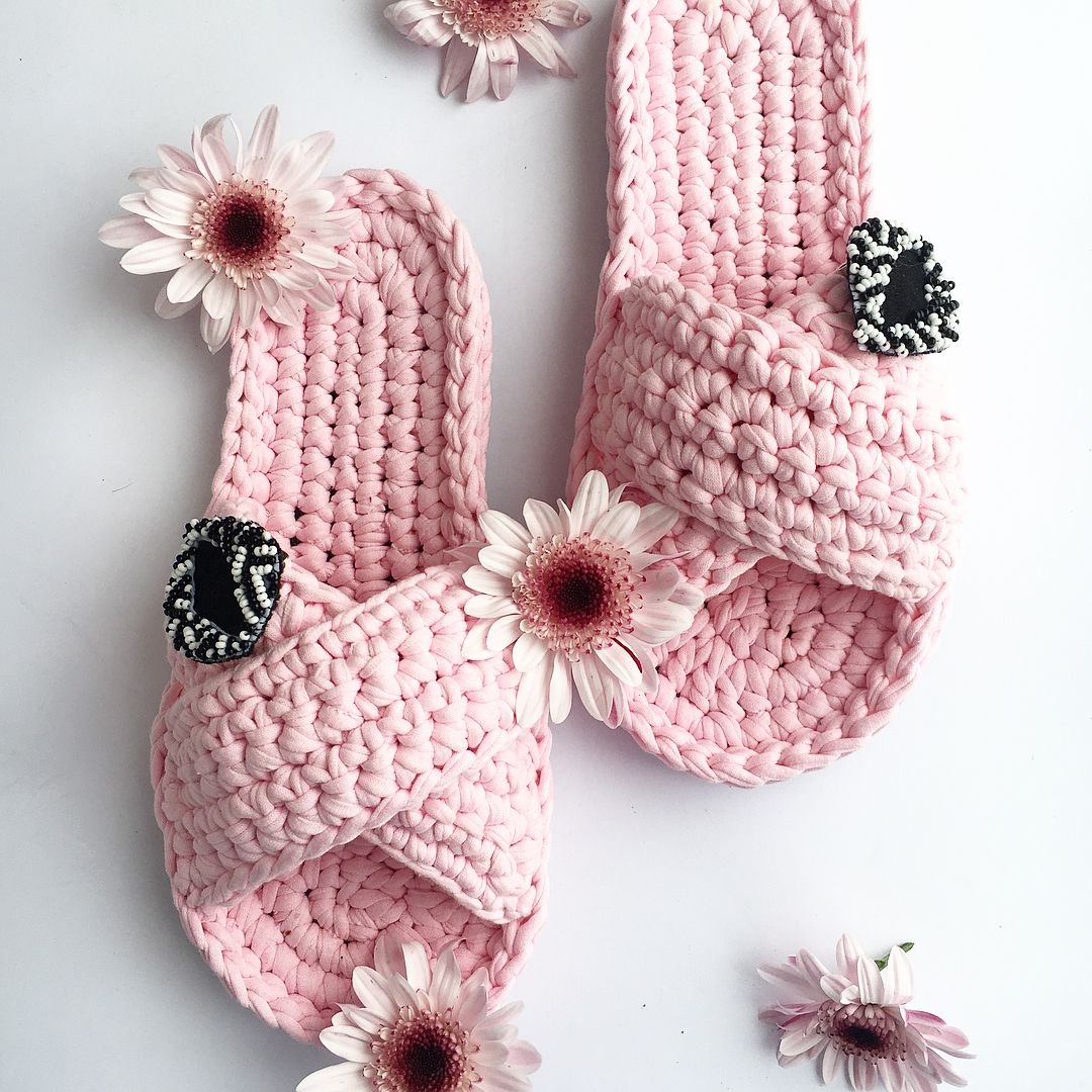 Вязаная Рукодельная сумка