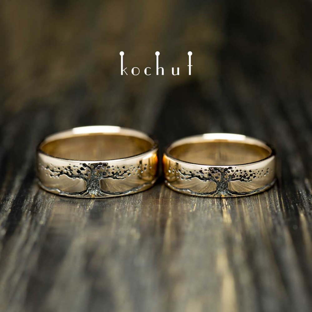 Необычные обручальные кольца