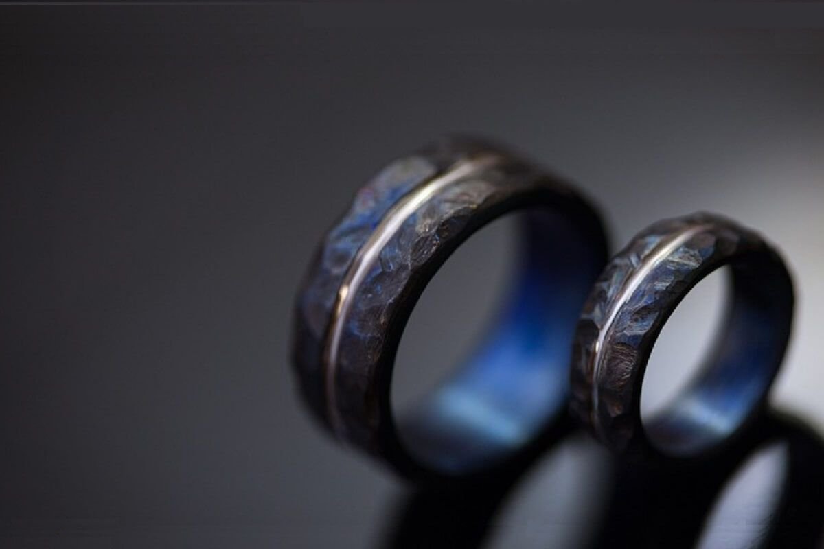 Свадебный фон с кольцами