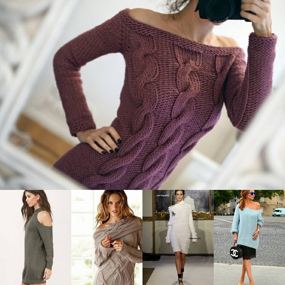 Пуловер с косами для женщин