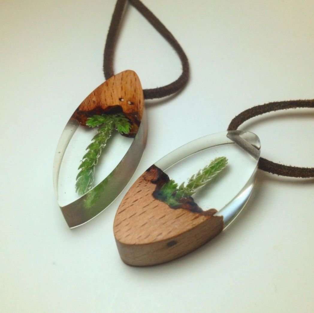 Кулоны из эпоксидки