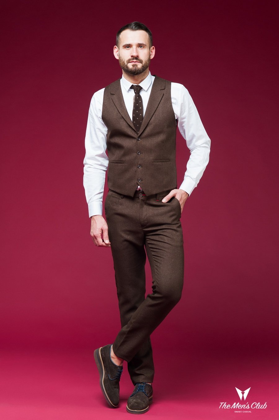 Брюки и жилетка мужские