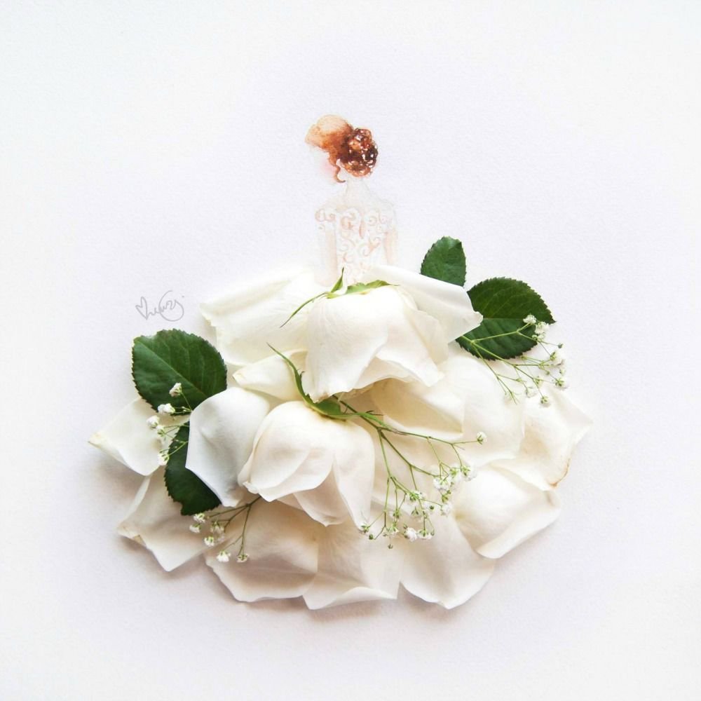 Художница Лим Цзи Вэй акварель и цветы