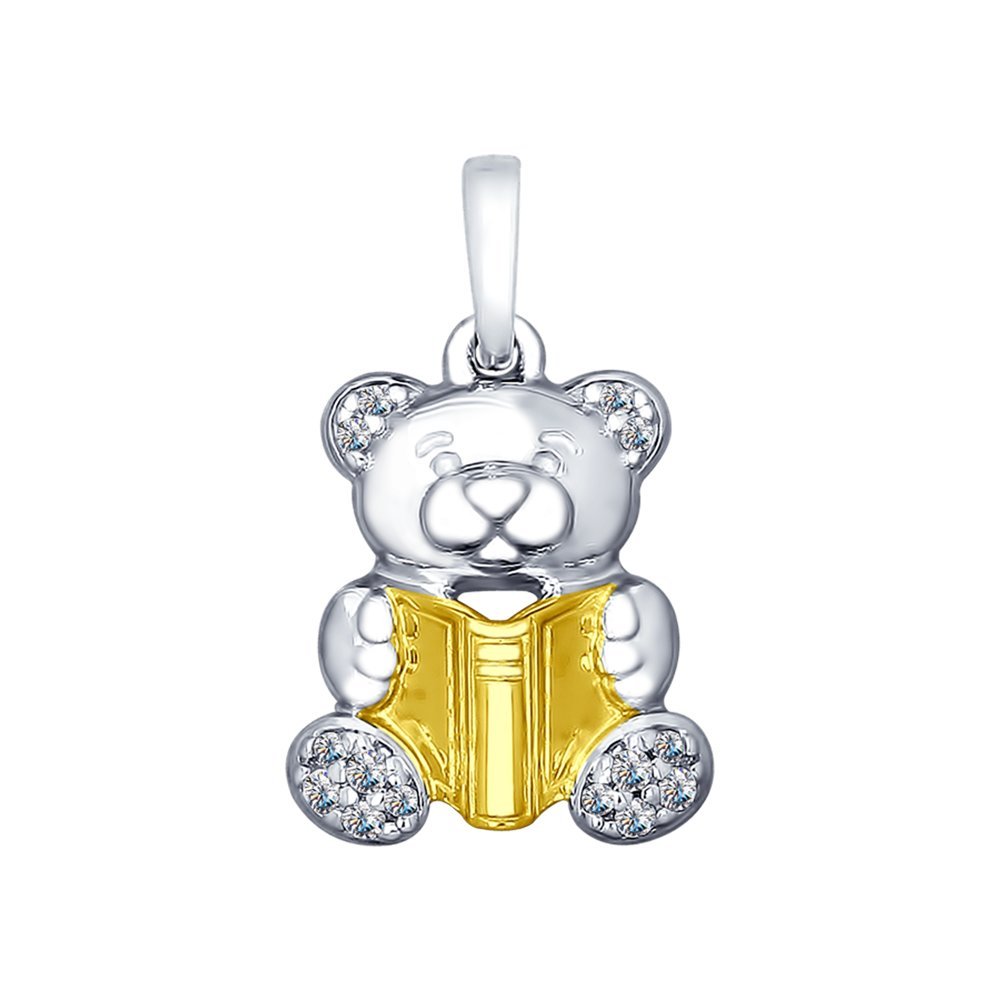 Подвеска мишка Тедди pandora