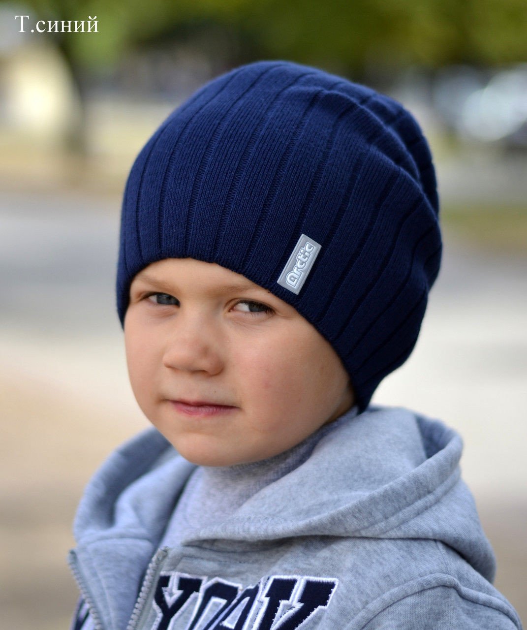 Мужская вязаная шапка Натальи Пелых