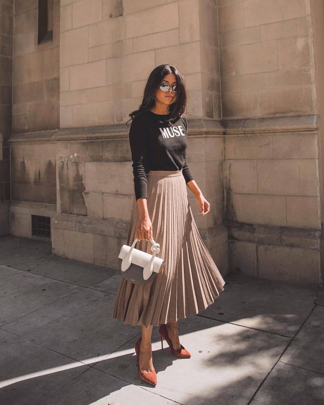 Образы с длинной юбкой 2020