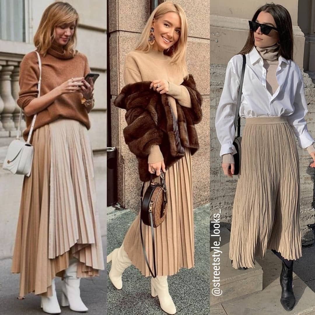 Юбка плиссе сочетание