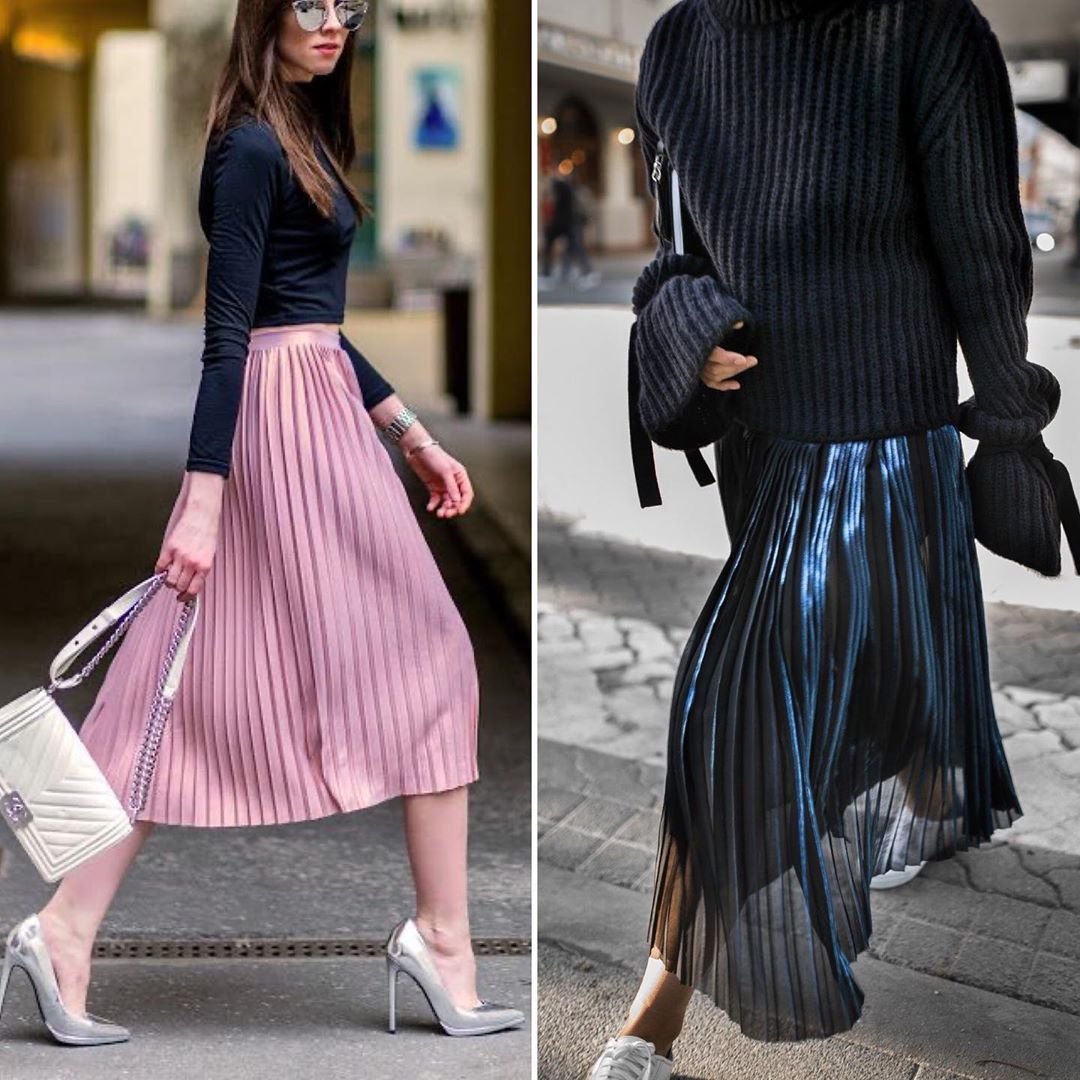 Юбка плиссе