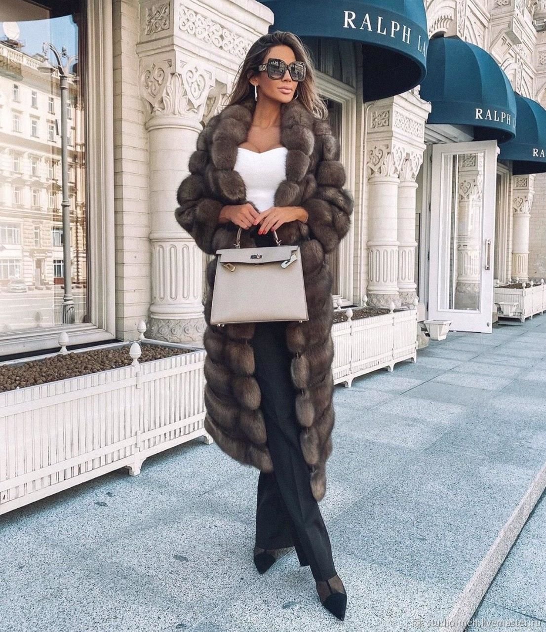 Шуба с ботинками