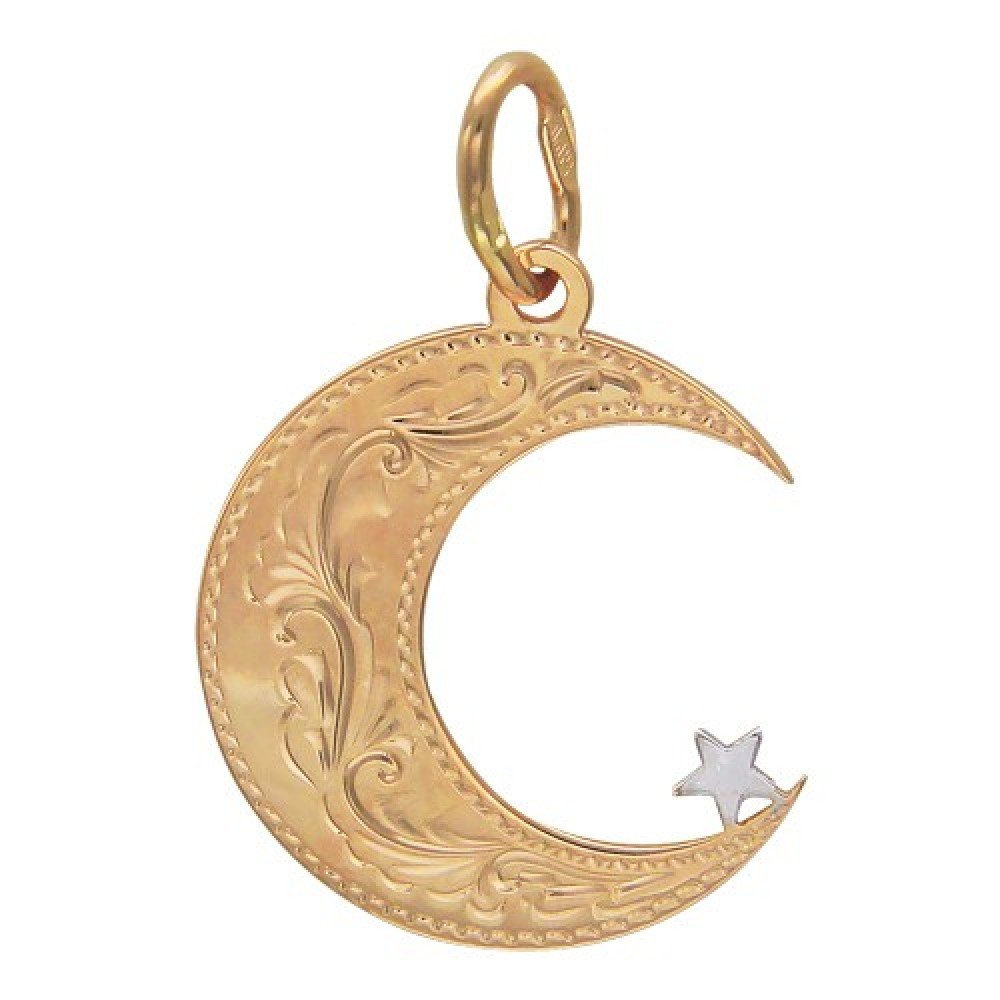 Подвес золото полумесяц Соколов