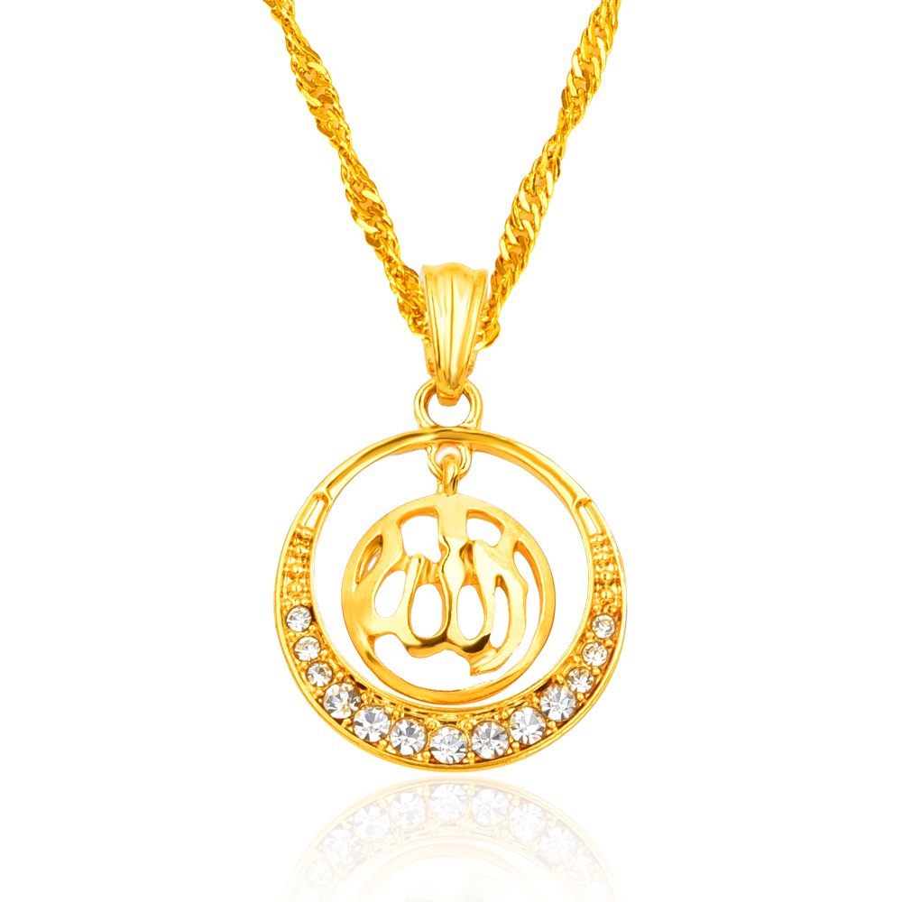 Подвеска Золотая мусульманская для женщин