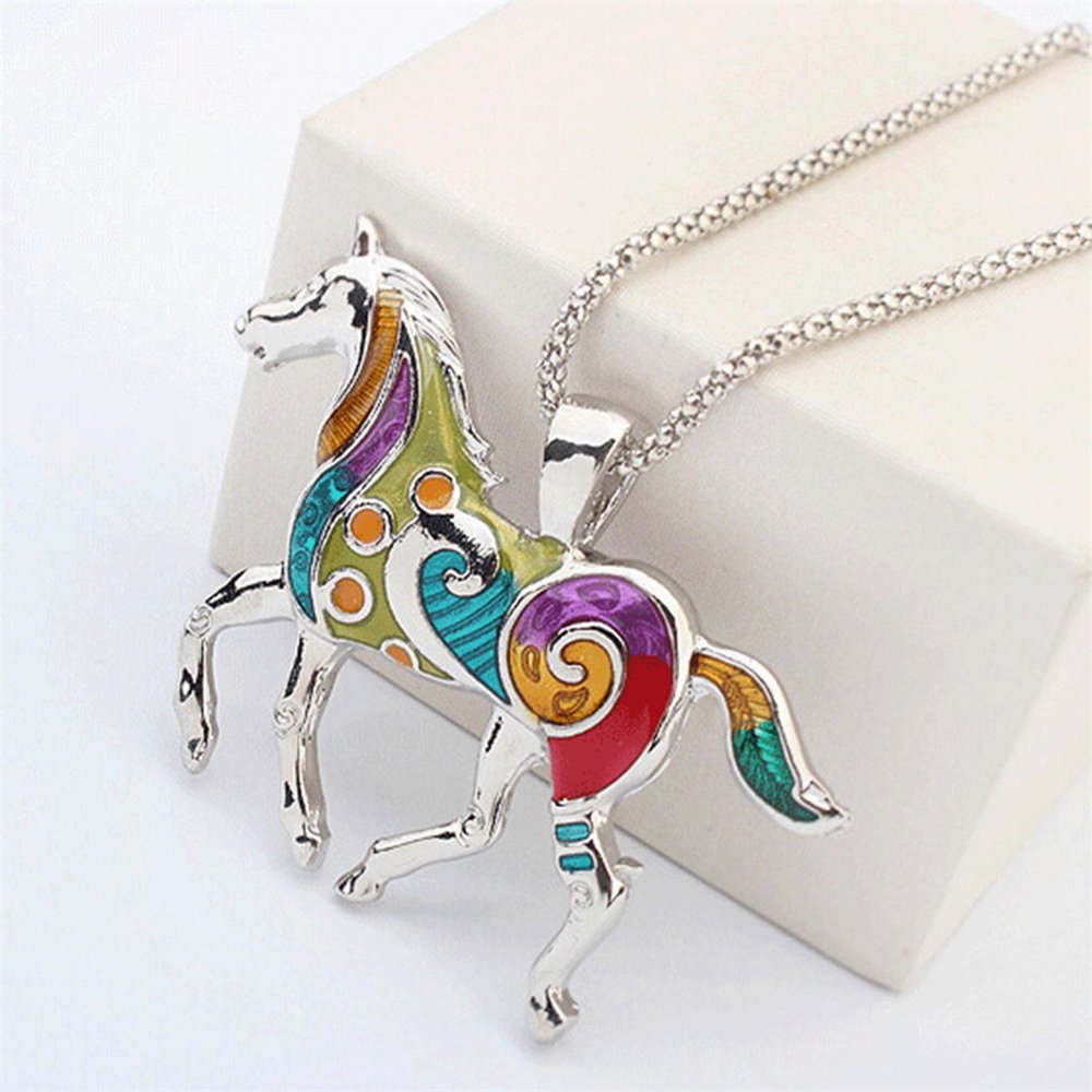 Подвеска жеребенок золото