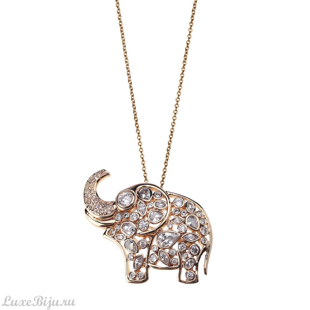 Кулон Слоник золото