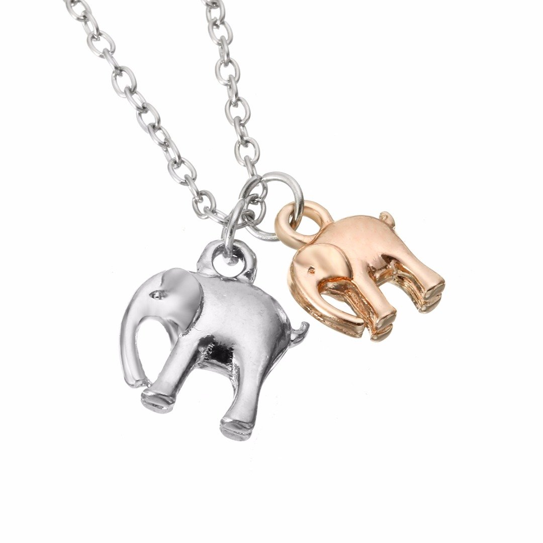 Подвеска золотой Слоник золото с камнями