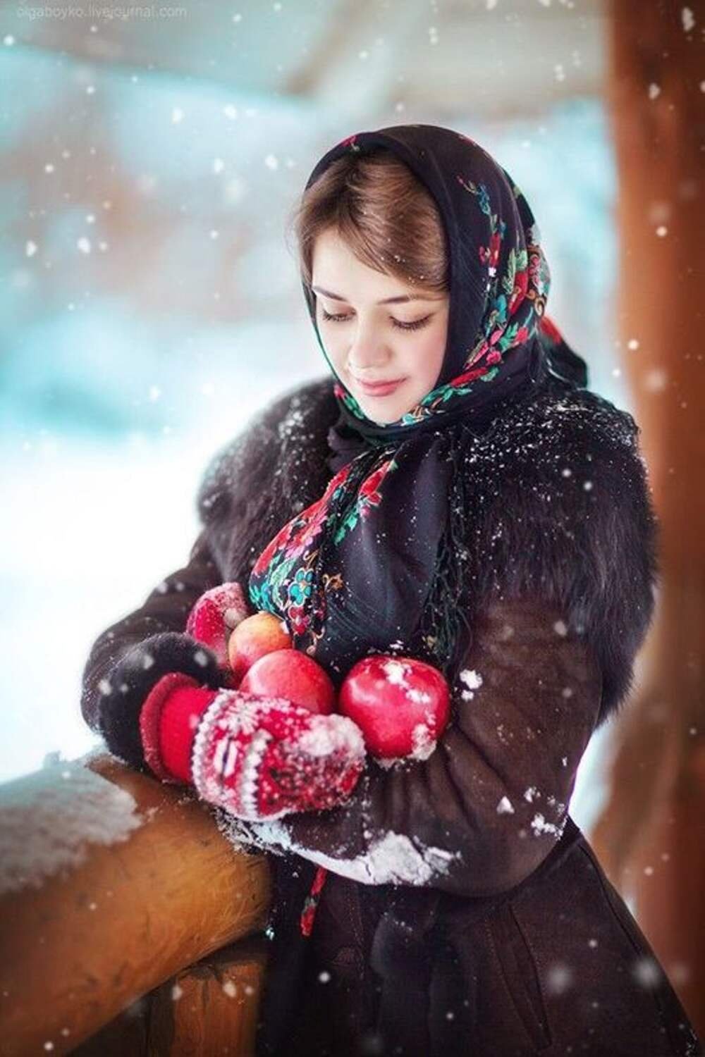 Платок на осень на голову