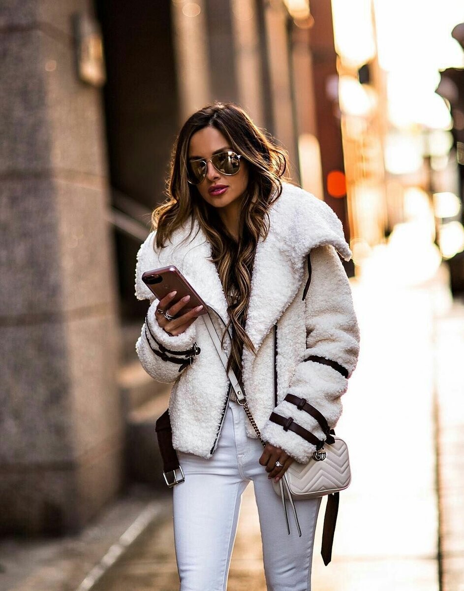 Дубленка Авиатор гуччи