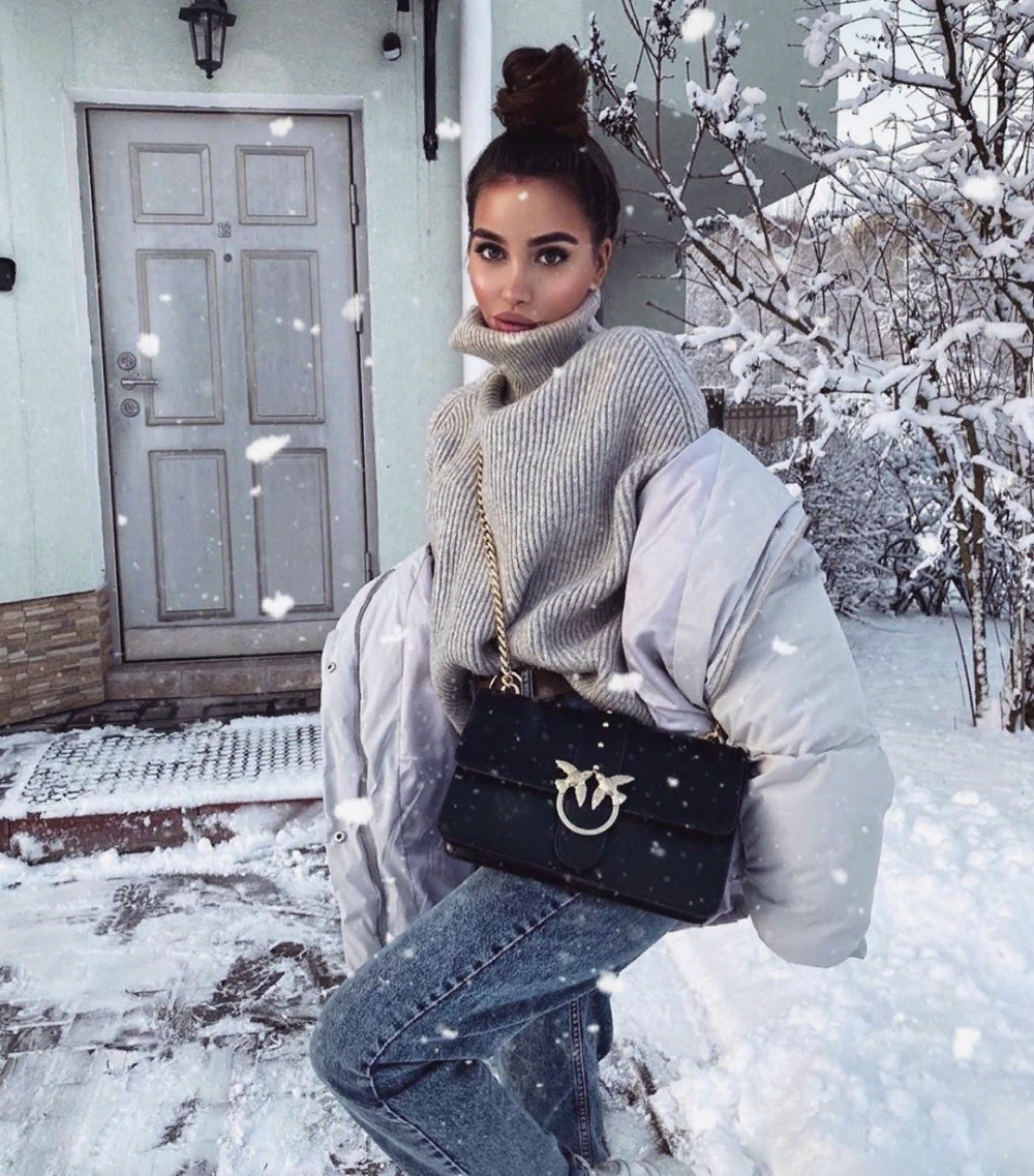 Образ с джинсовой безрукавкой