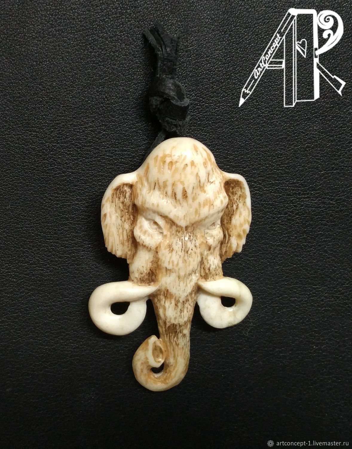 Амулет Велеса резьба по кости