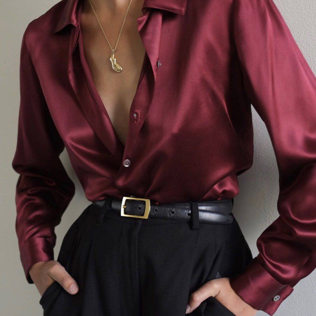 Белая рубашка Эстетика