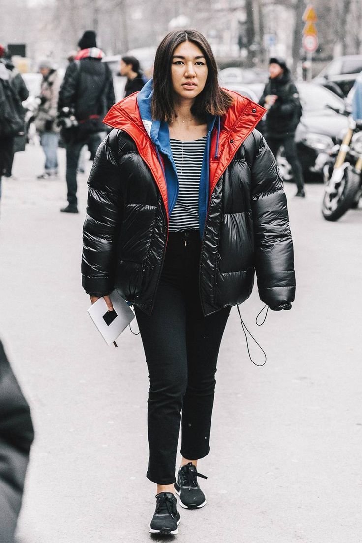 Образы с дутыми куртками