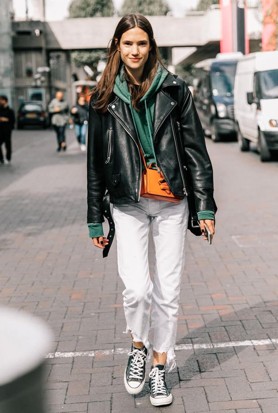 Образы с косухой оверсайз