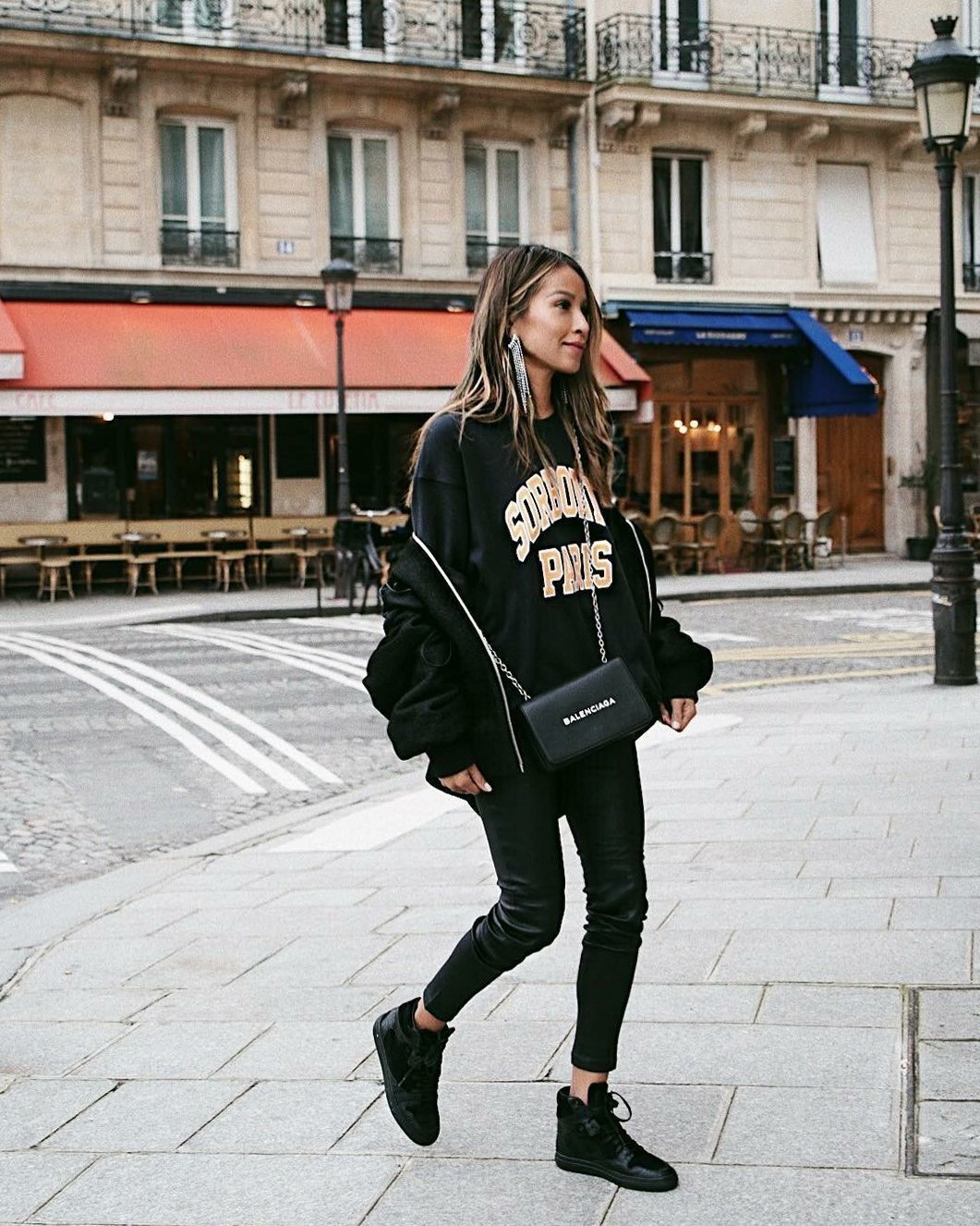 Косуха оверсайз женская стрит стайл
