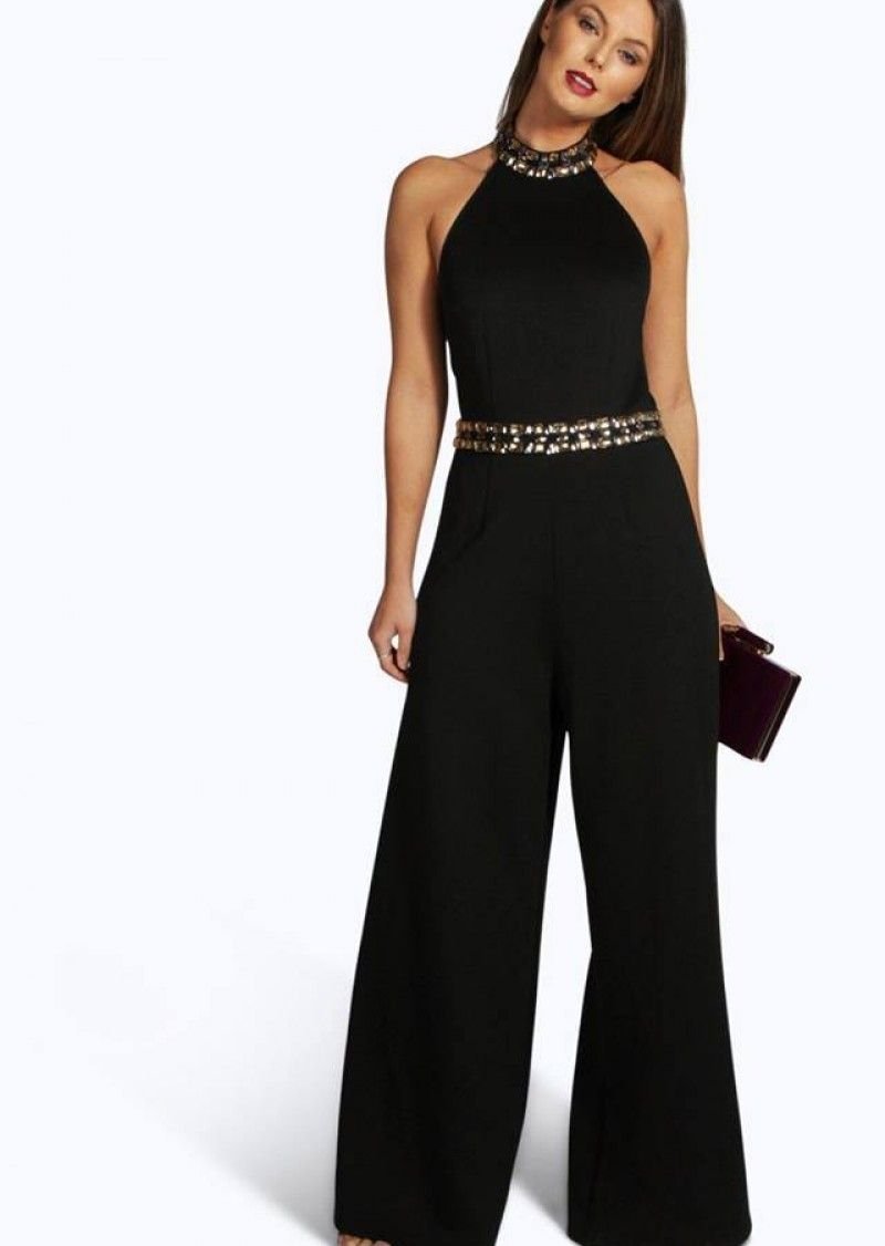 Комбинезон черный Вечерний