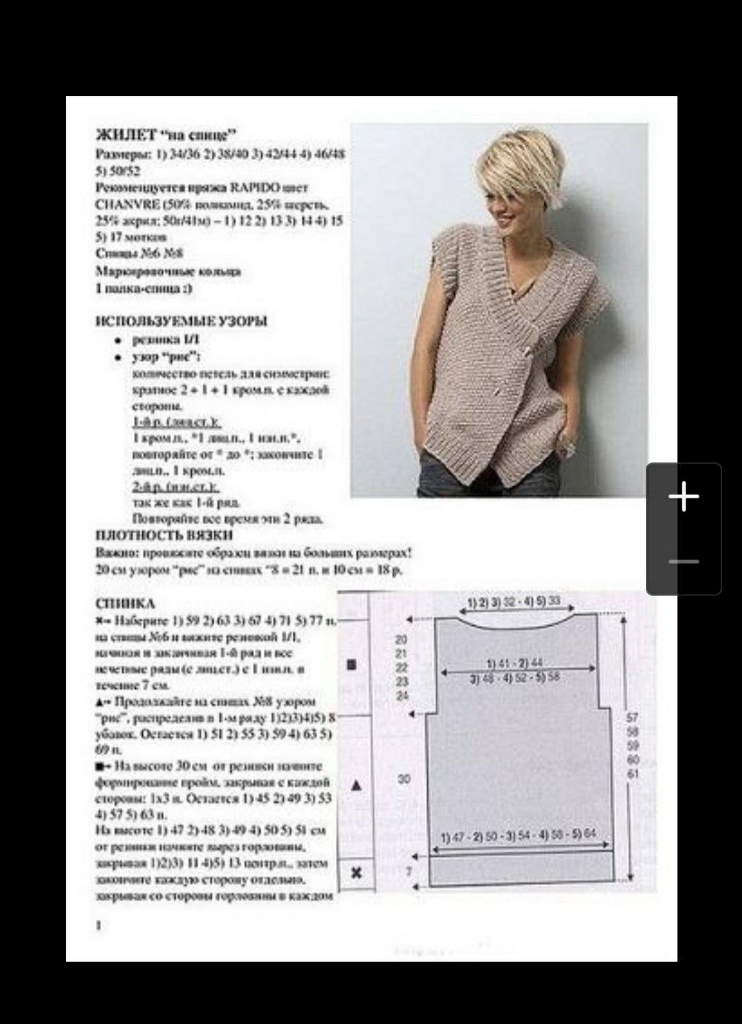 Вязание спицами безрукавки женские со схемами для начинающих