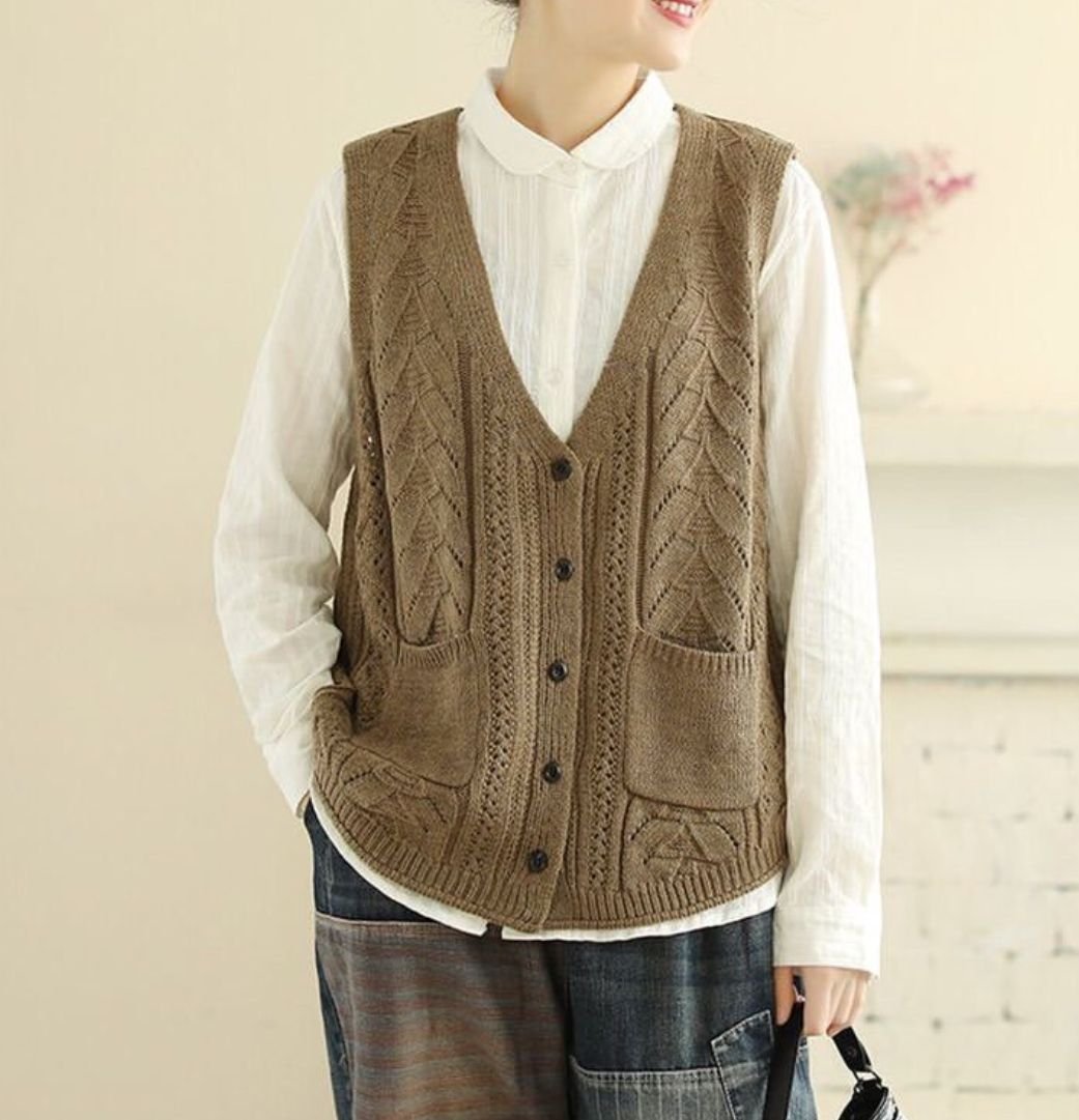 Жилет коттон Преппи