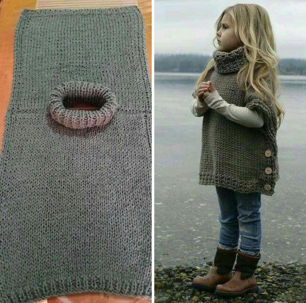 Оригинальные вязаные вещи для детей
