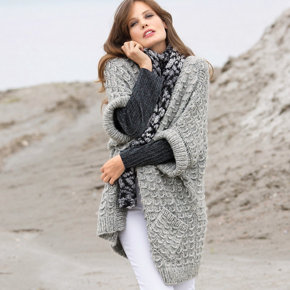 Серый кардиган Верена