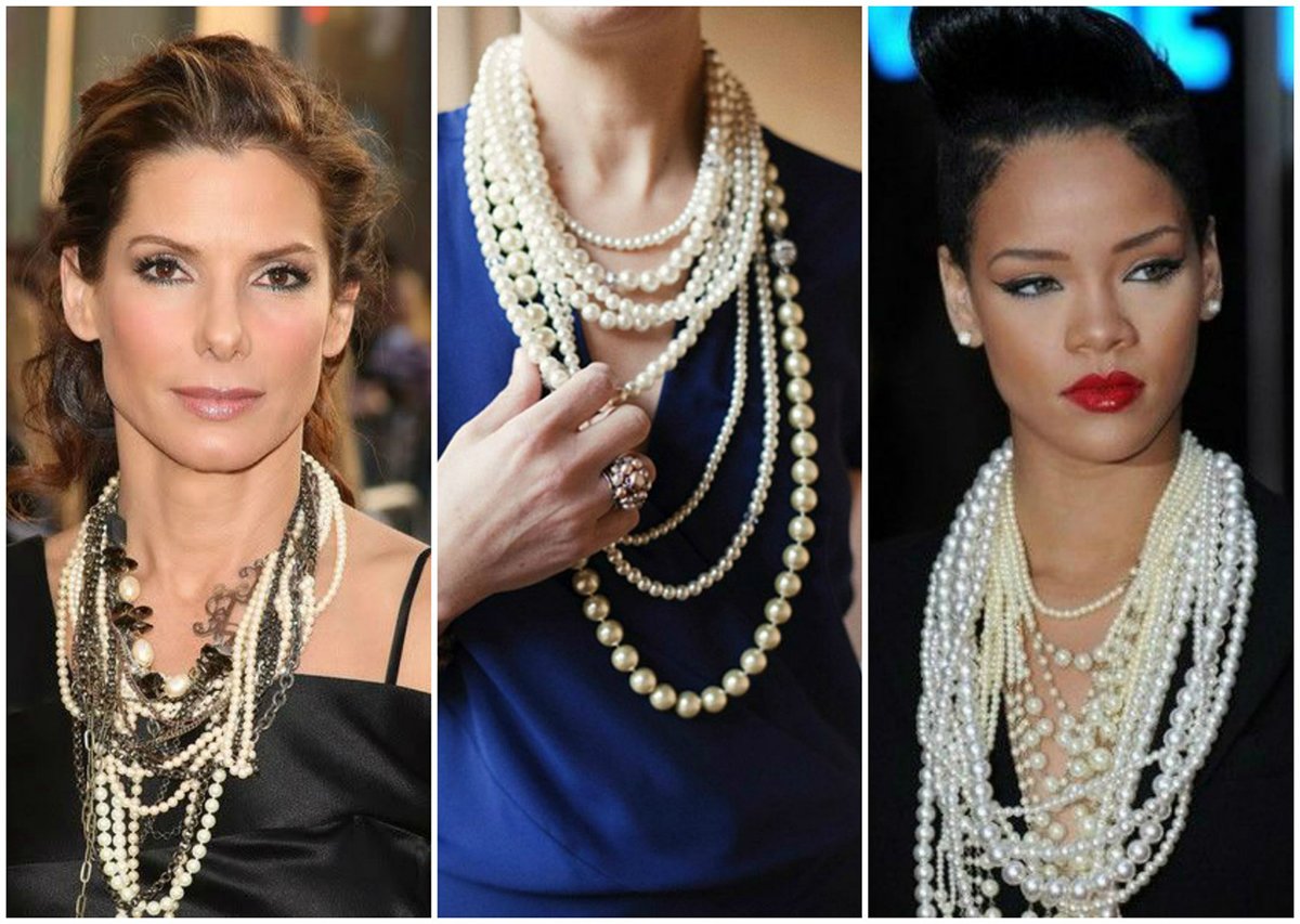 Колье для вечернего платья