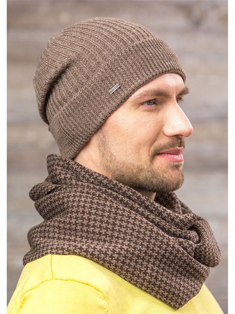 Вязаные шапки для мужчин