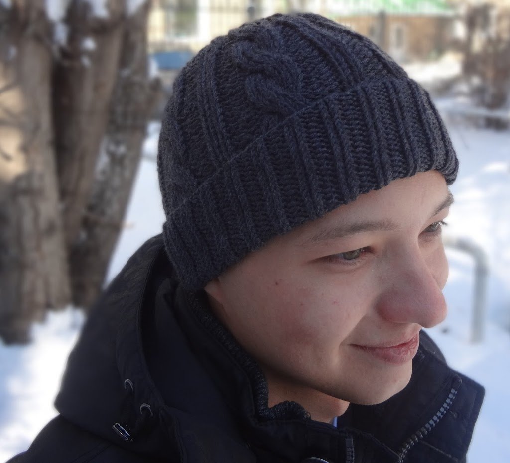 Шапка мужская подростковая
