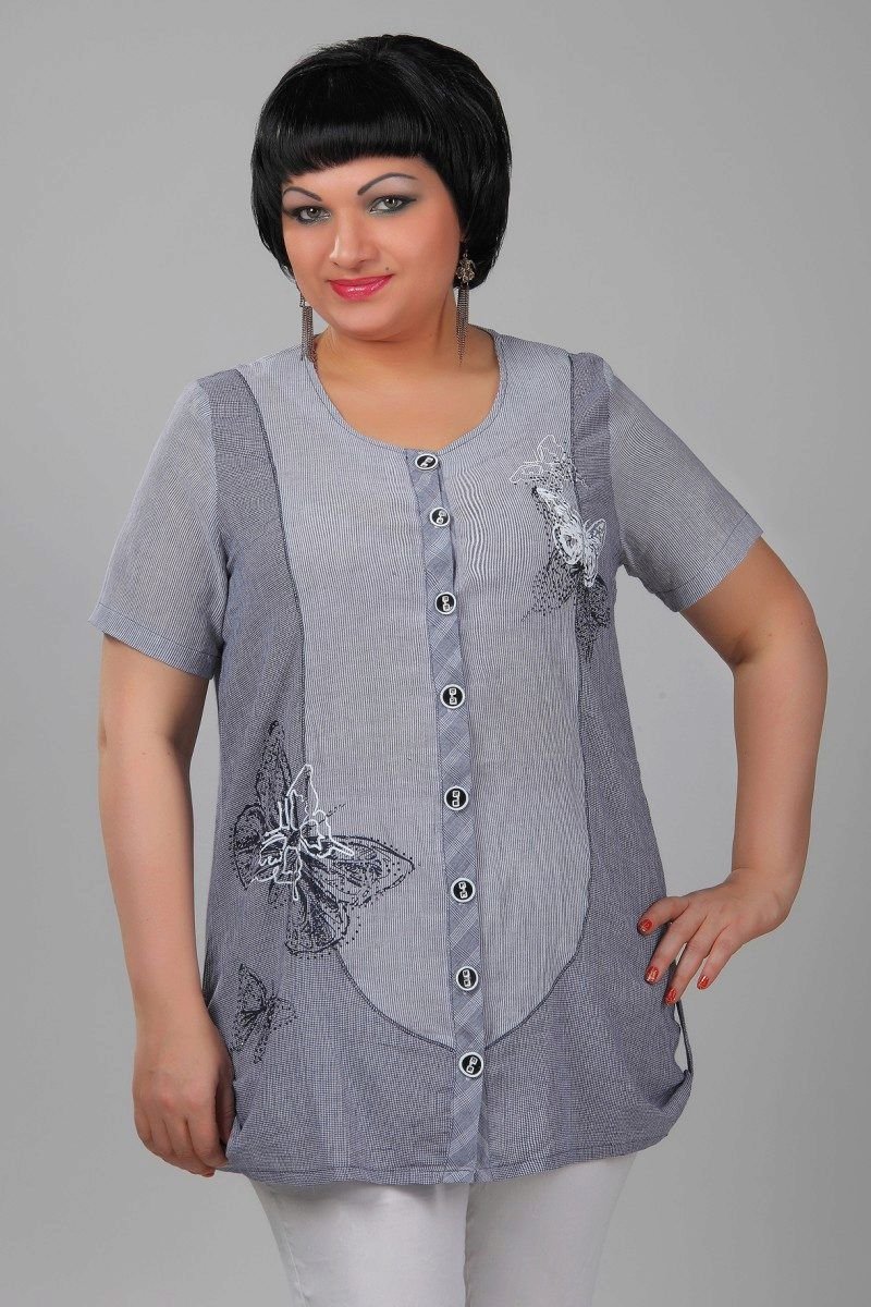 Блузка для полных
