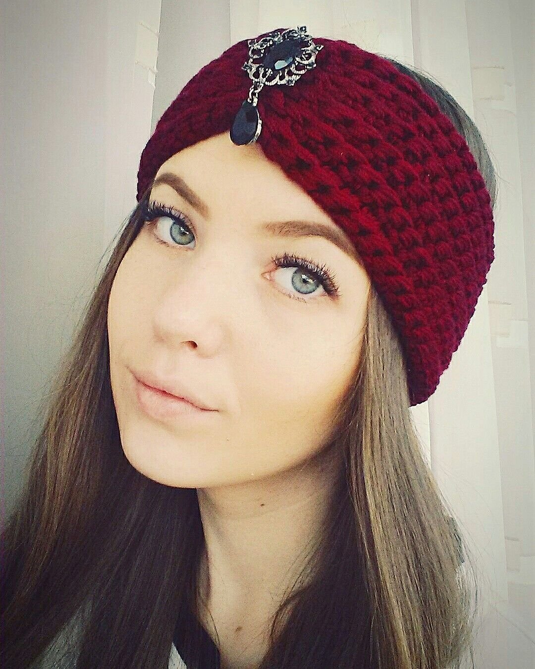 Вязаная полоска на голову