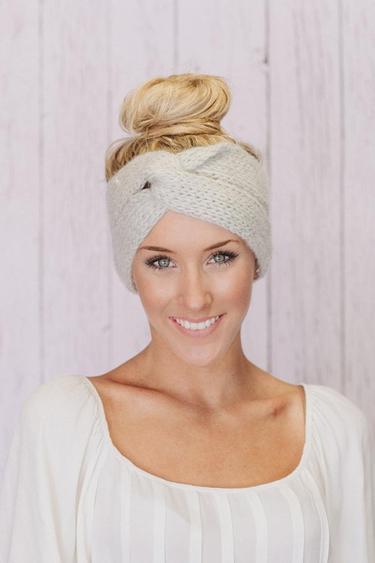 Повязка вязаная