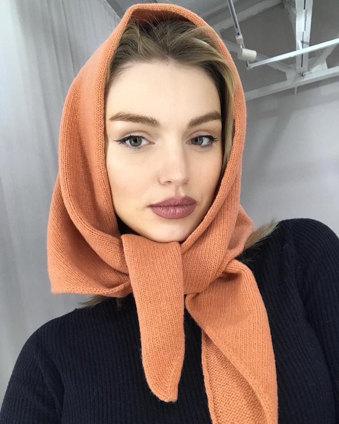 Шарф на голову