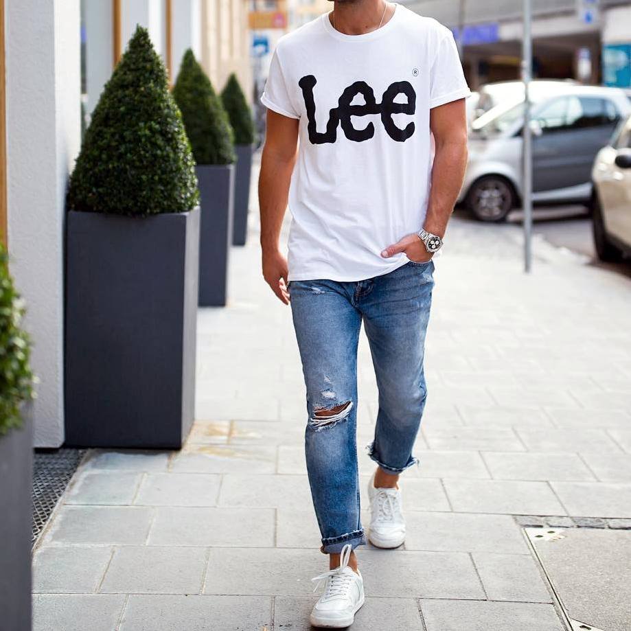 Белые кроссовки мужские