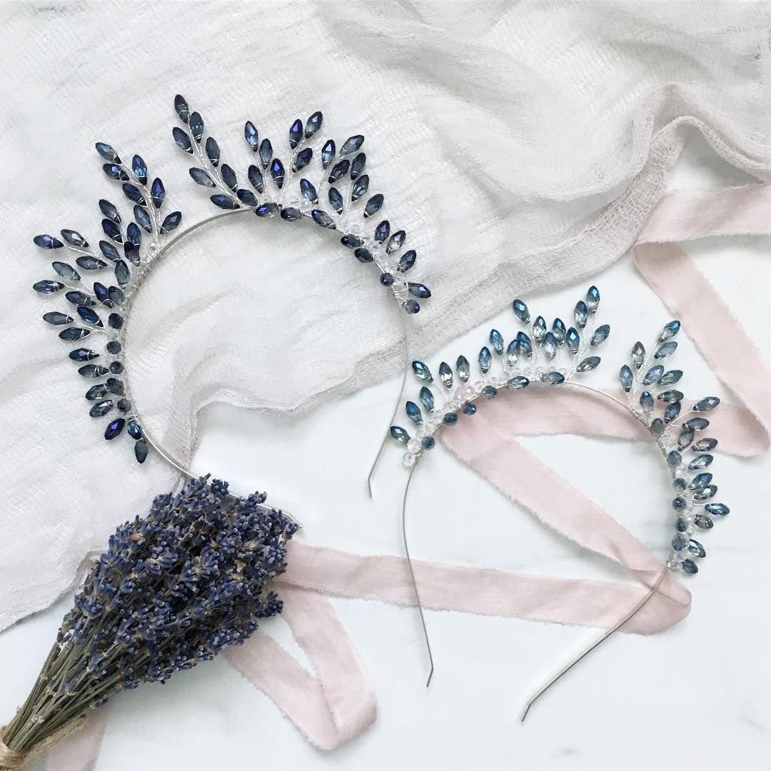 Ободок для волос из бисера