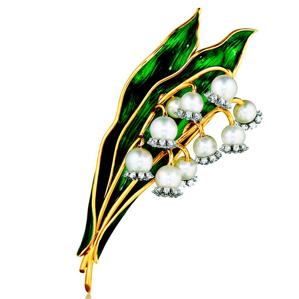 Ландыши из коконов шелкопряда