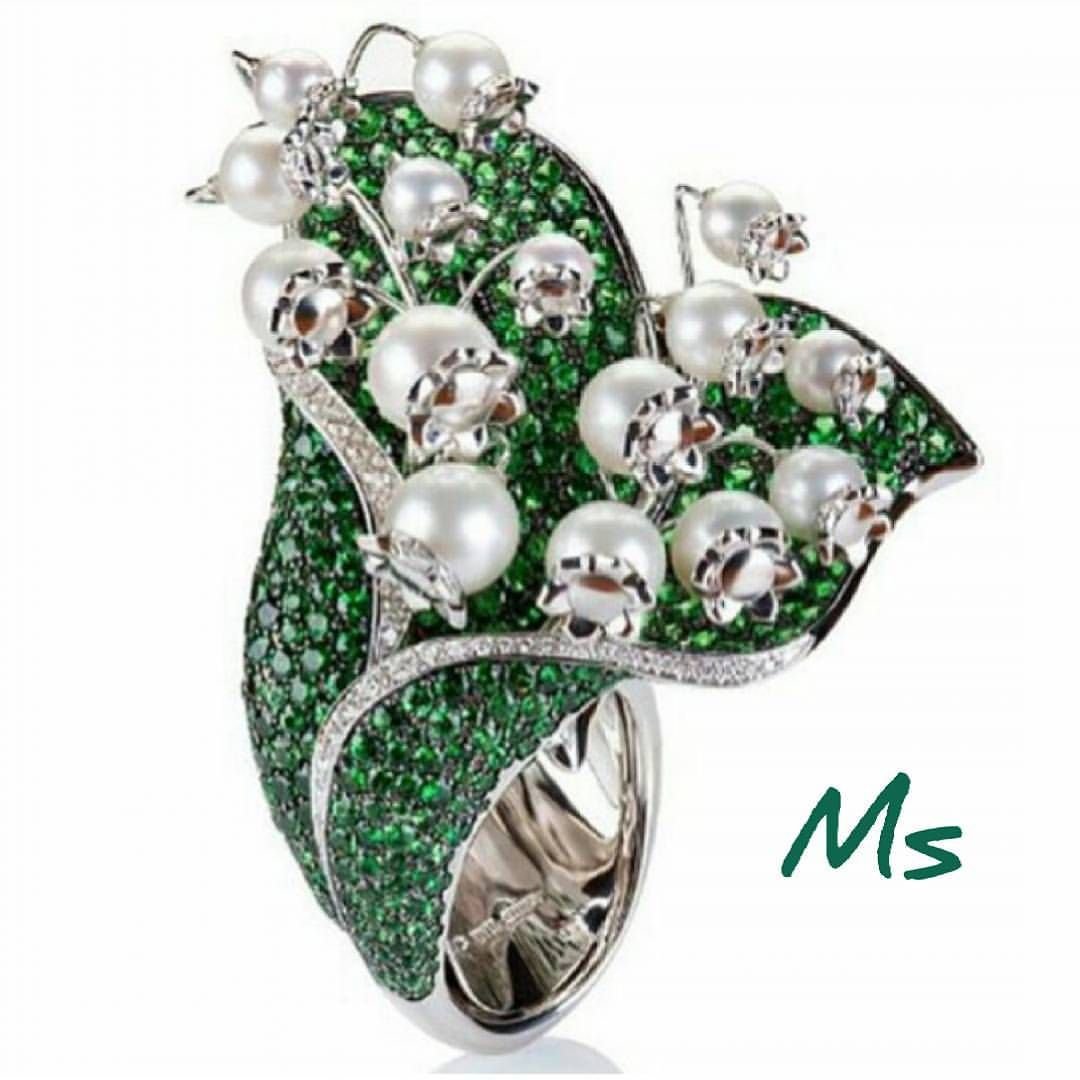 Лалик Ландыши серьги