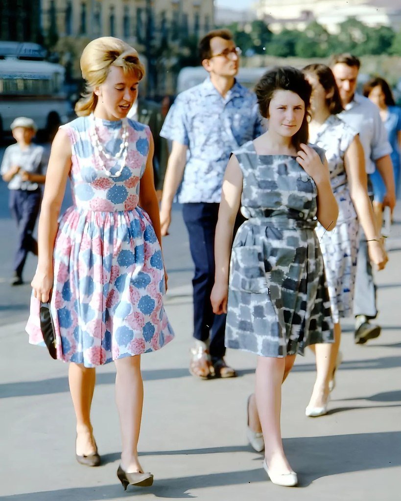 Модные платья 1961 года