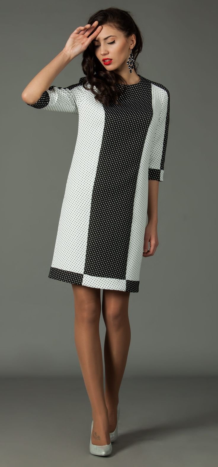 Комбинированные платья