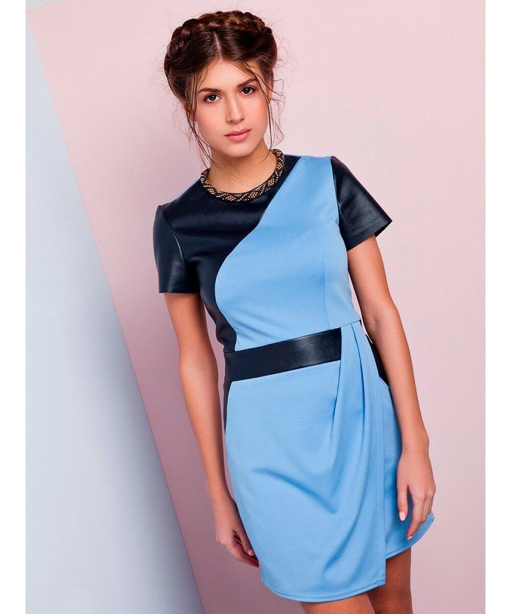 Комбинированные платья