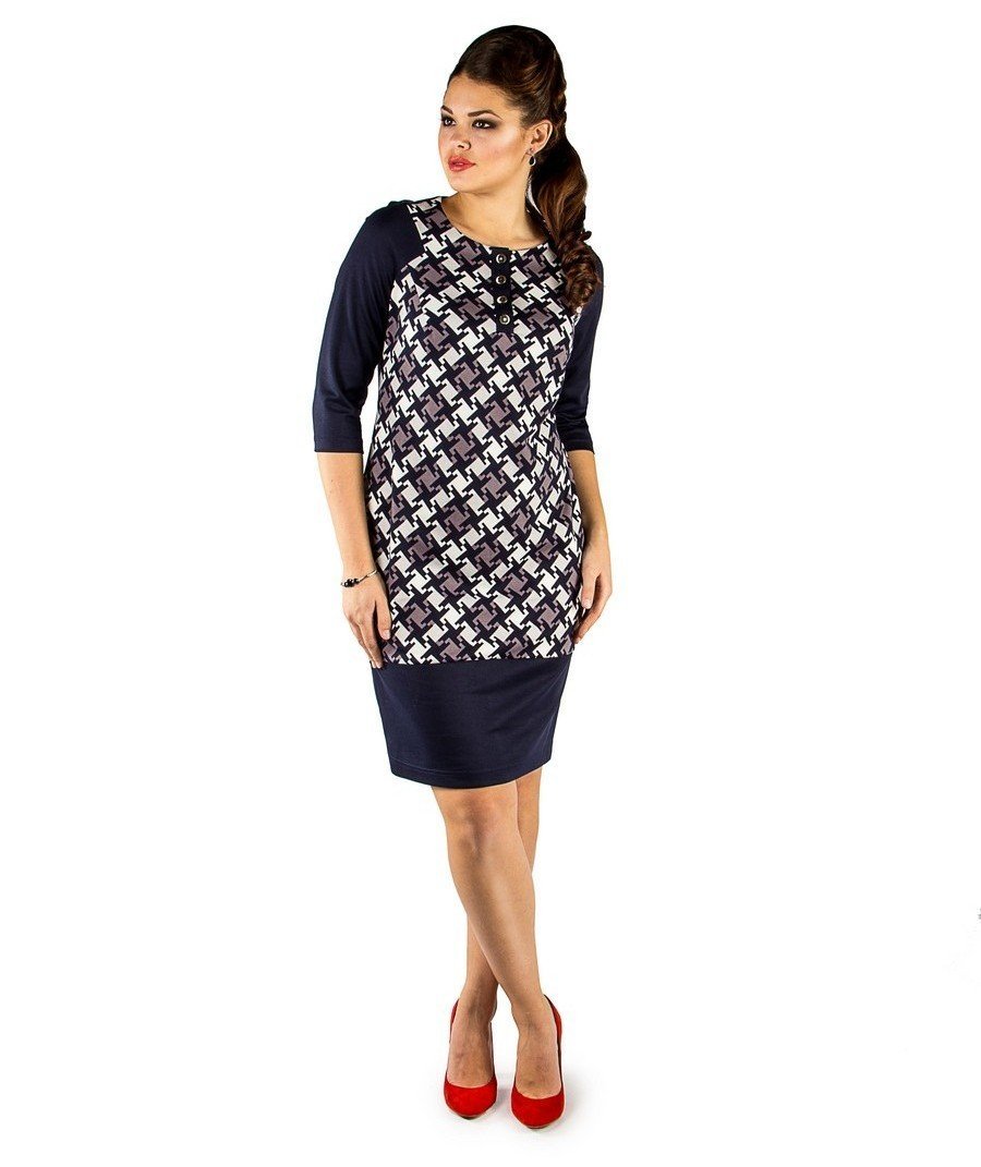 Комбинированные летние платья