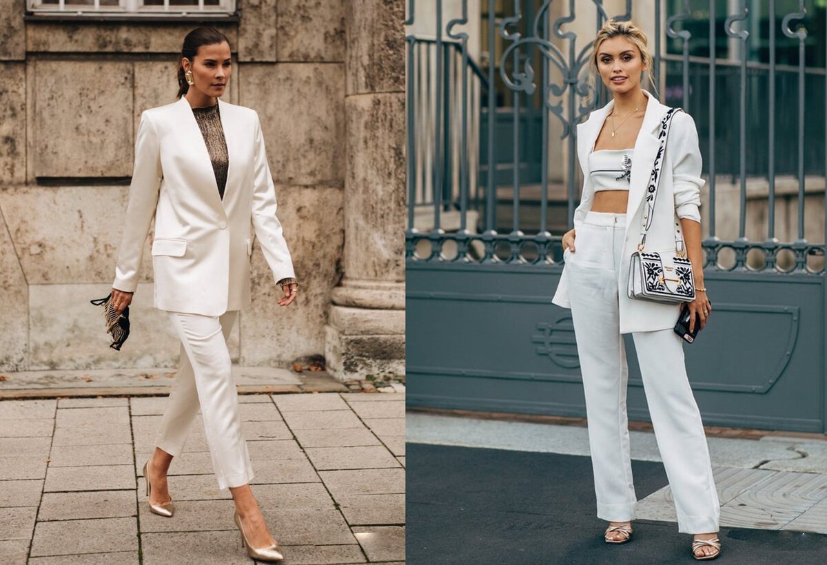 Свадебный брючный костюм для невесты