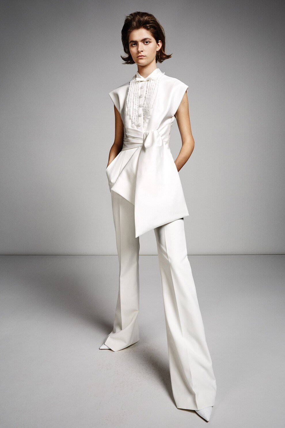 Образ невесты в комбинезоне