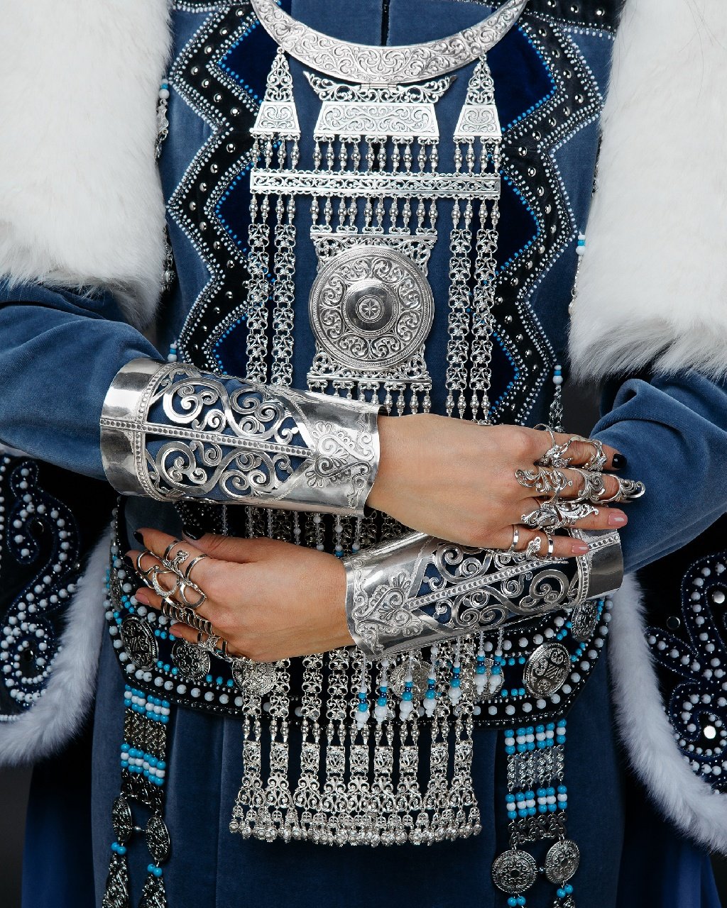 Костюм Якутской Снегурочки